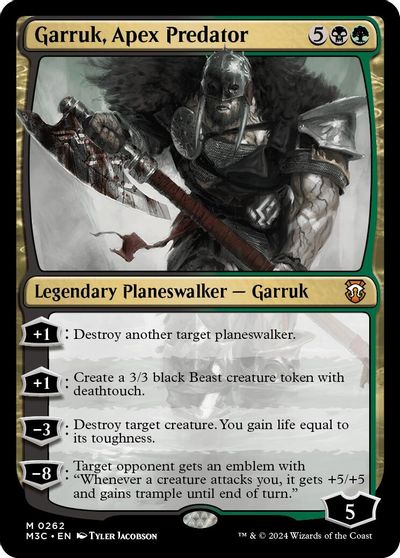 Garruk, Apex Predator card art