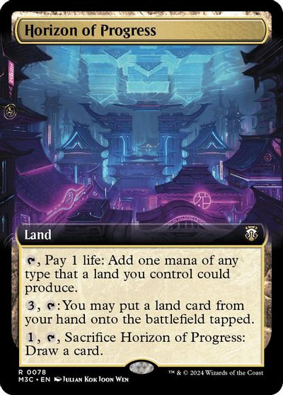 Horizon of Progress (Extended Art) card art