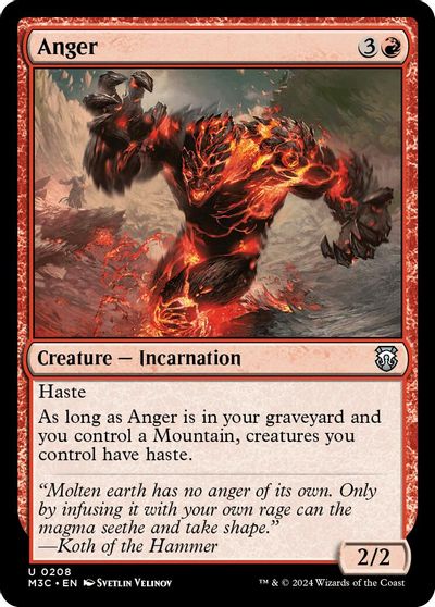 Anger card art