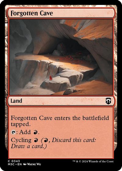 Forgotten Cave card art