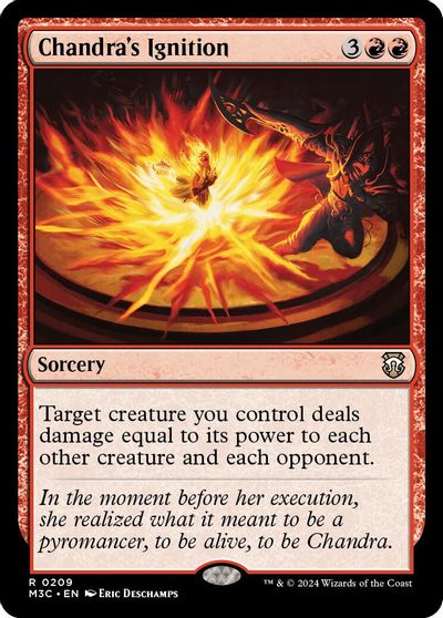 Chandra's Ignition (Ripple Foil) card art
