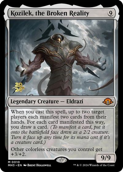 Kozilek, the Broken Reality card art