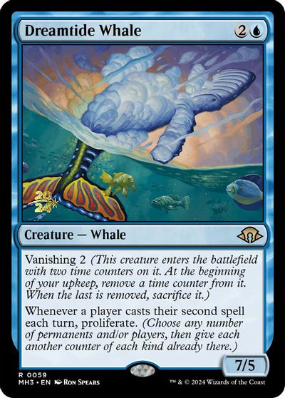 Dreamtide Whale card art