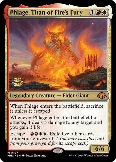 Phlage, Titan of Fire's Fury card art