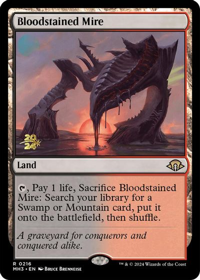 Bloodstained Mire card art