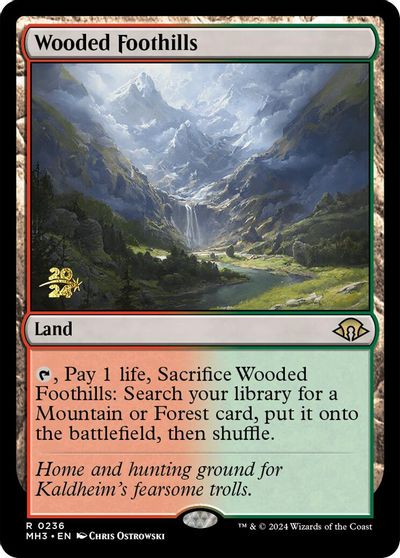 Wooded Foothills card art