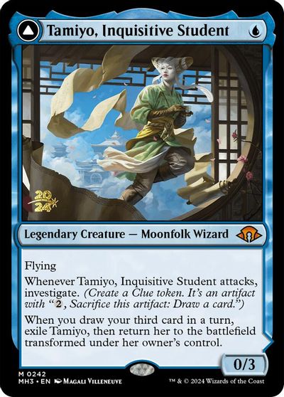 Tamiyo, Inquisitive Student card art