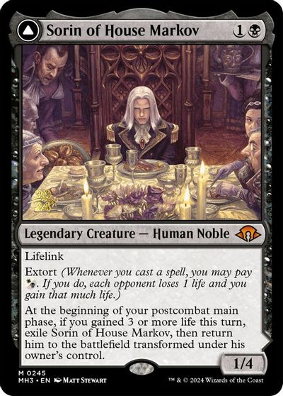 Sorin of House Markov card art