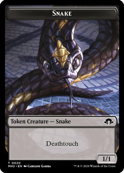 Snake Token card art