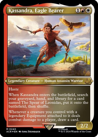 Kassandra, Eagle Bearer (Foil Etched) card art