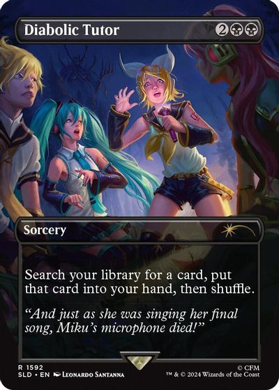 Diabolic Tutor (1592) card art
