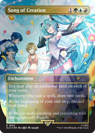 Song of Creation (Rainbow Foil) card art