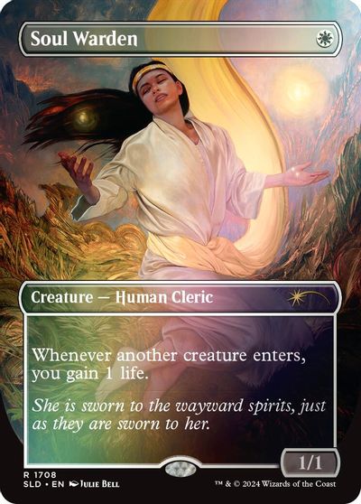 Soul Warden (1708) (Rainbow Foil) card art