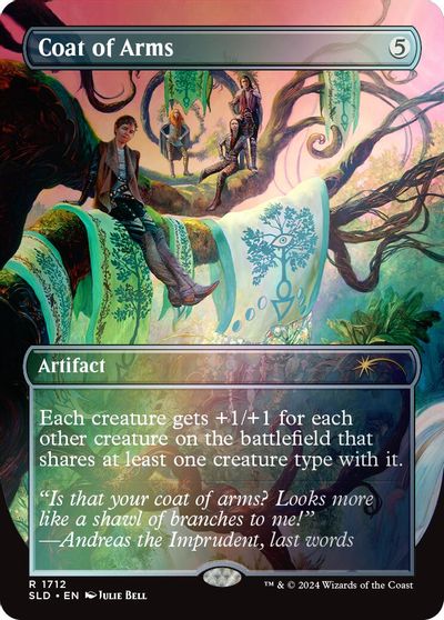 Coat of Arms (1712) (Rainbow Foil) card art