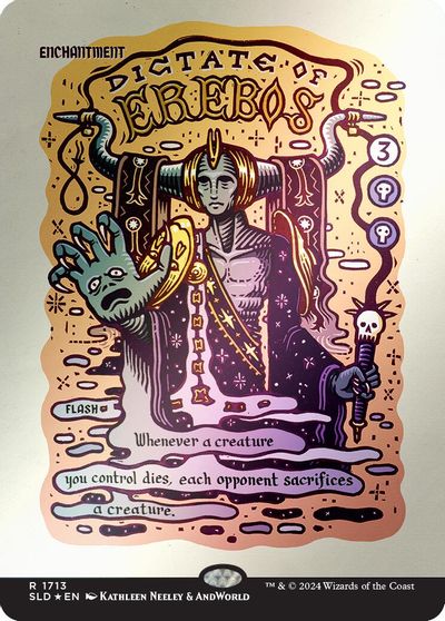 Dictate of Erebos (Rainbow Foil) card art