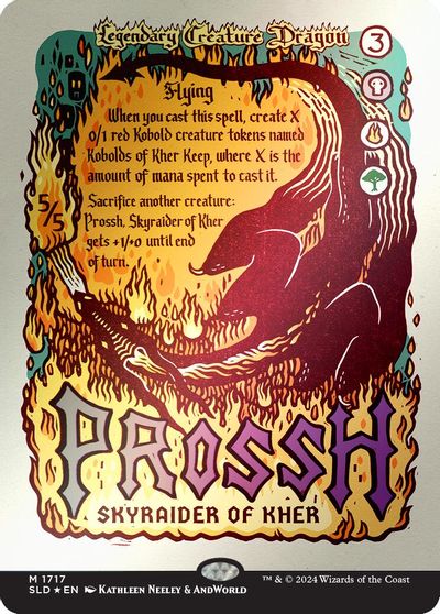 Prossh, Skyraider of Kher (Rainbow Foil) card art