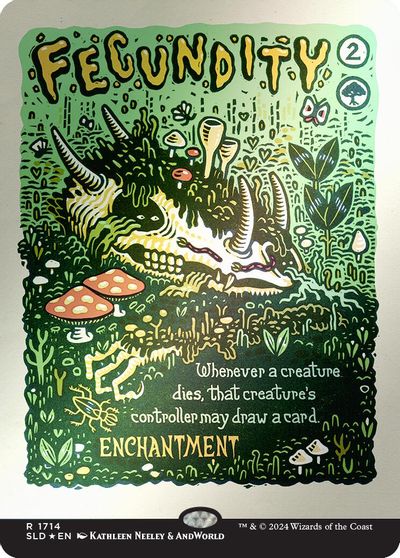 Fecundity (Rainbow Foil) card art