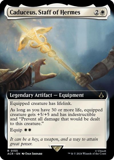Caduceus, Staff of Hermes (Extended Art) card art