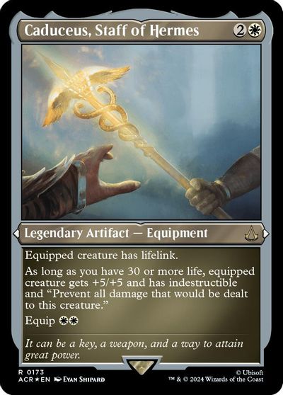 Caduceus, Staff of Hermes (Foil Etched) card art