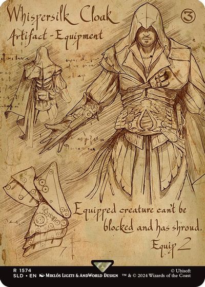 Whispersilk Cloak card art