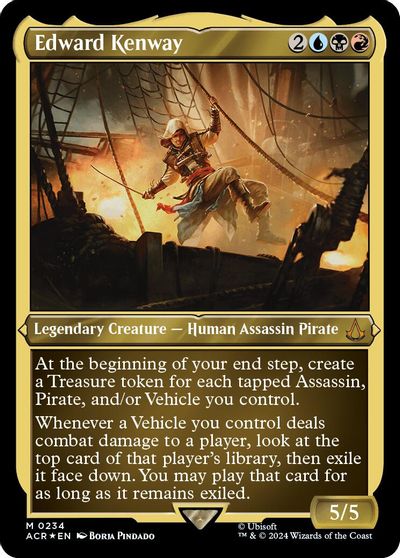Edward Kenway (Foil Etched) card art