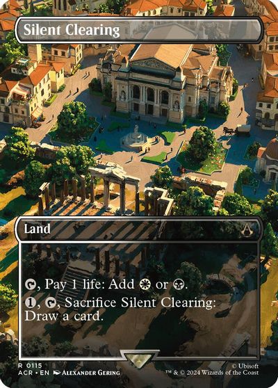 Silent Clearing (Borderless) card art