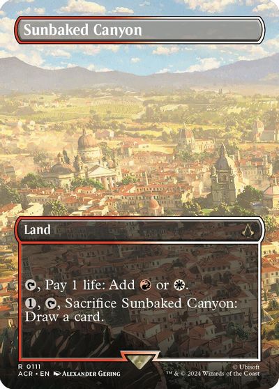 Sunbaked Canyon (Borderless) card art