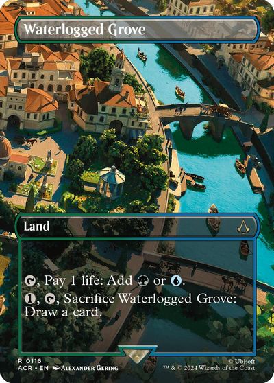 Waterlogged Grove (Borderless) card art