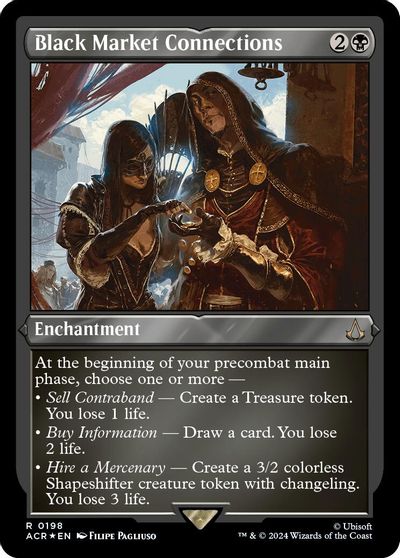 Black Market Connections (Foil Etched) card art