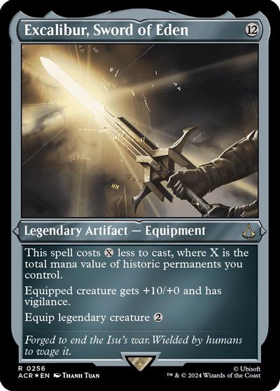 Excalibur, Sword of Eden (Foil Etched) card art