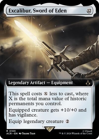 Excalibur, Sword of Eden (Extended Art) card art