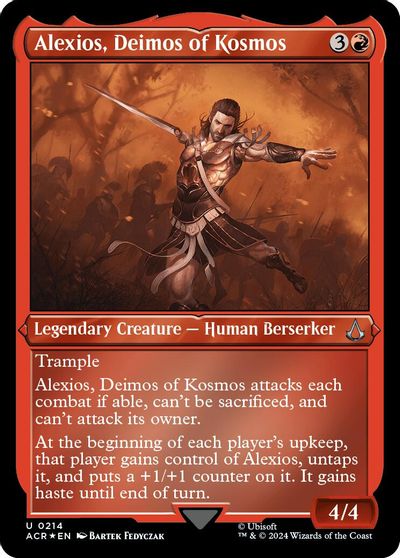 Alexios, Deimos of Kosmos (Foil Etched) card art