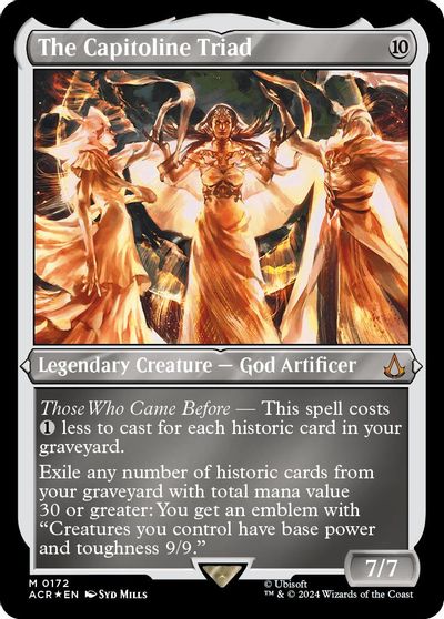 The Capitoline Triad (Foil Etched) card art
