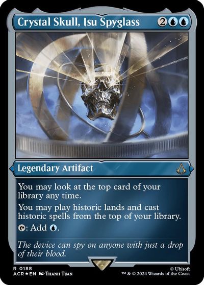 Crystal Skull, Isu Spyglass (Foil Etched) card art