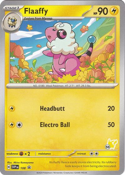 Flaaffy - Pikachu 53 card art
