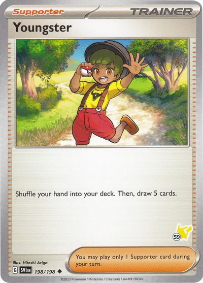 Youngster - Pikachu 59 card art