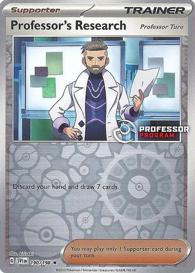 Professor's Research [Professor Turo] - 190/198 card art