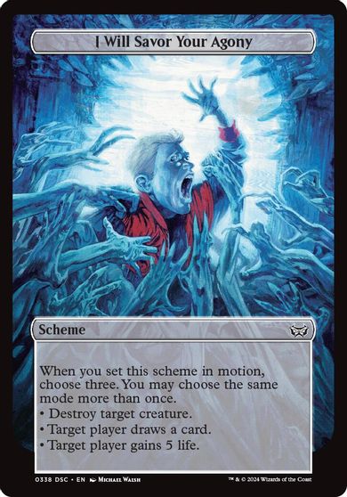 I Will Savor Your Agony (Full Art) card art