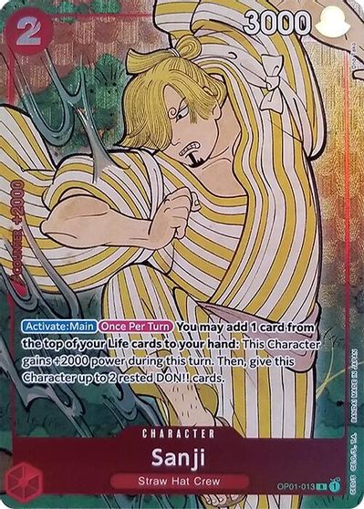Sanji (English Version 1st Anniversary Set) card art