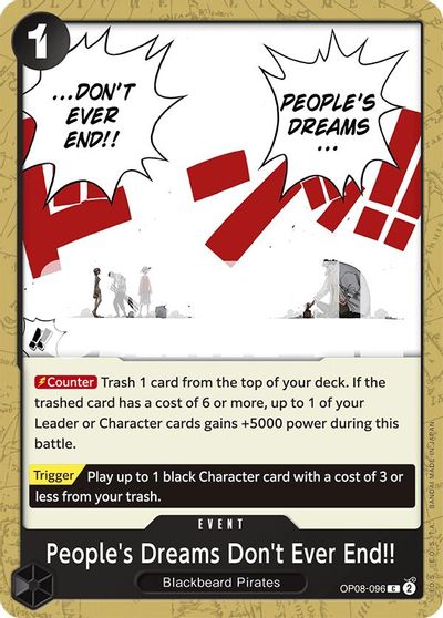 People's Dreams Don't Ever End!! card art