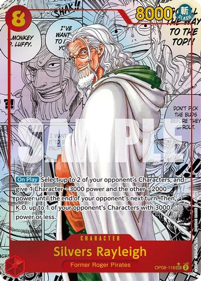 Silvers Rayleigh (Parallel) (Manga) card art