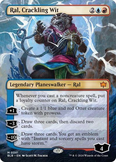 Ral, Crackling Wit (Borderless) card art