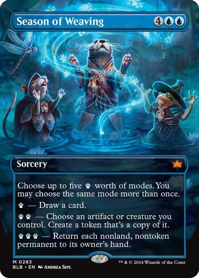 Season of Weaving (Borderless) card art