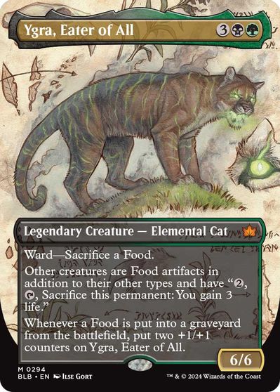 Ygra, Eater of All (Borderless) card art