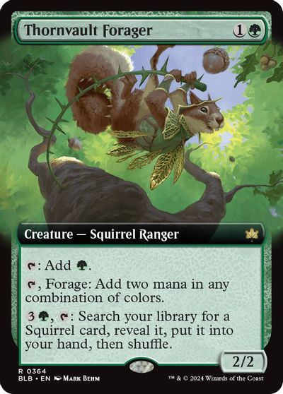 Thornvault Forager (Extended Art) card art
