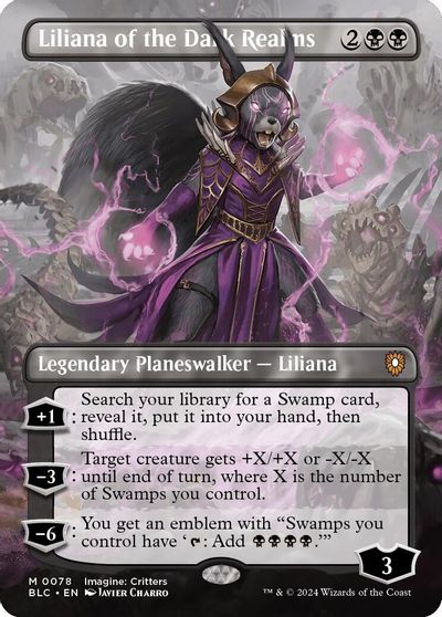 Liliana of the Dark Realms (Borderless) card art