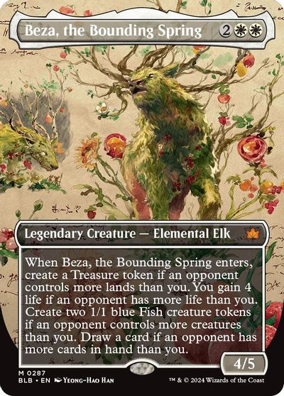 Beza, the Bounding Spring (Borderless) card art
