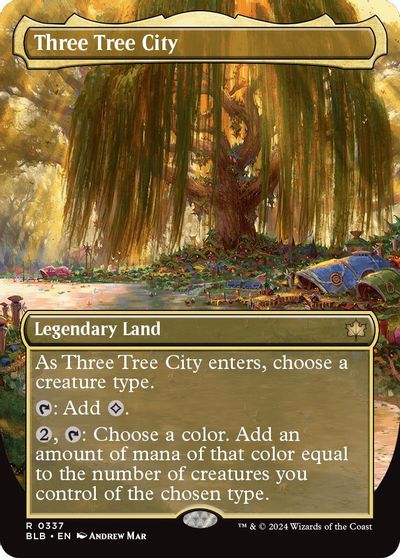 Three Tree City (Borderless) (0337) card art