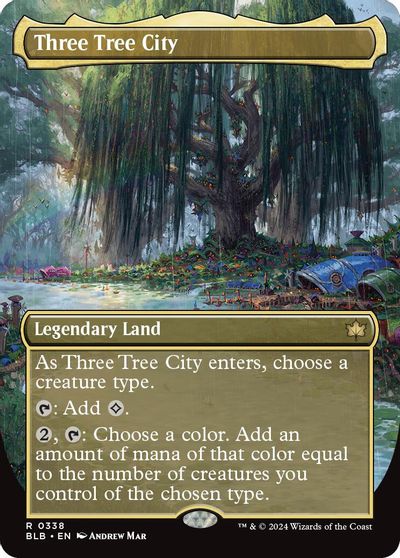 Three Tree City (Borderless) (0338) card art