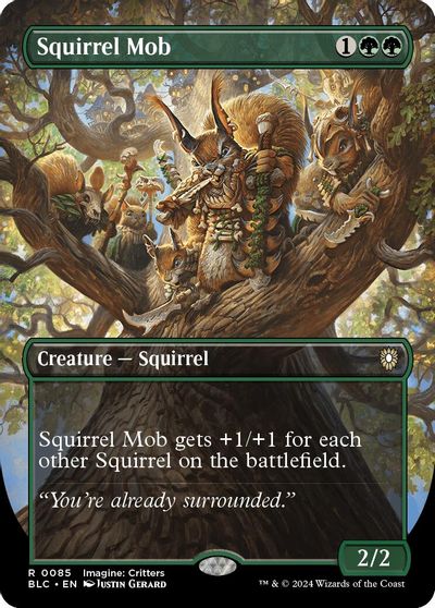 Squirrel Mob (Borderless) card art